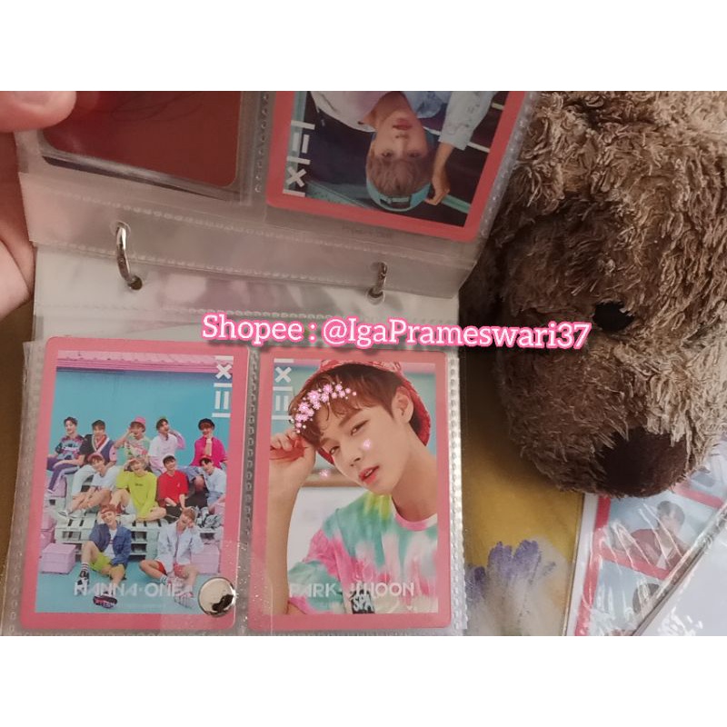 (SALE) OFFICIAL PHOTOCARD PARK JIHOON (To Be One Pink Ver Album Wanna One) [MULUS DAN WANGI]