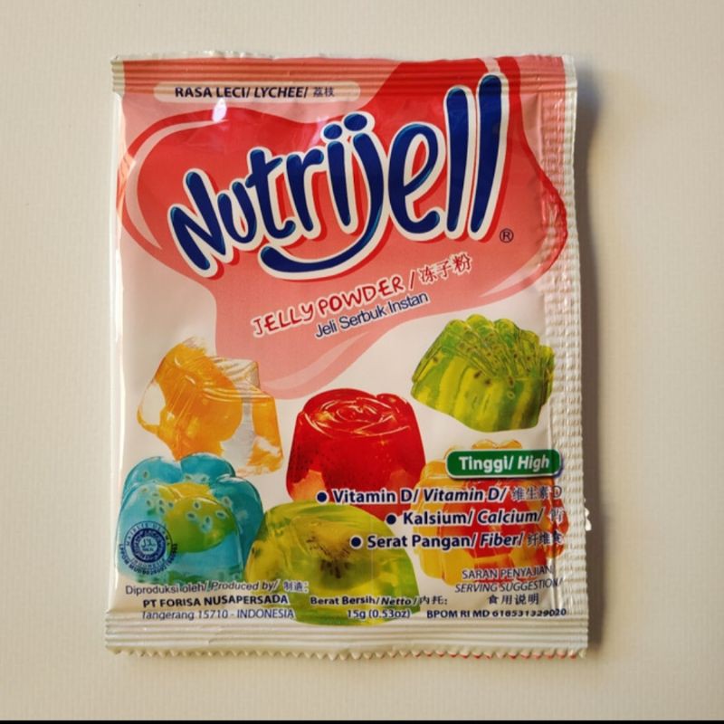 

Nutrijell Jelly Powder Leci 15 gram