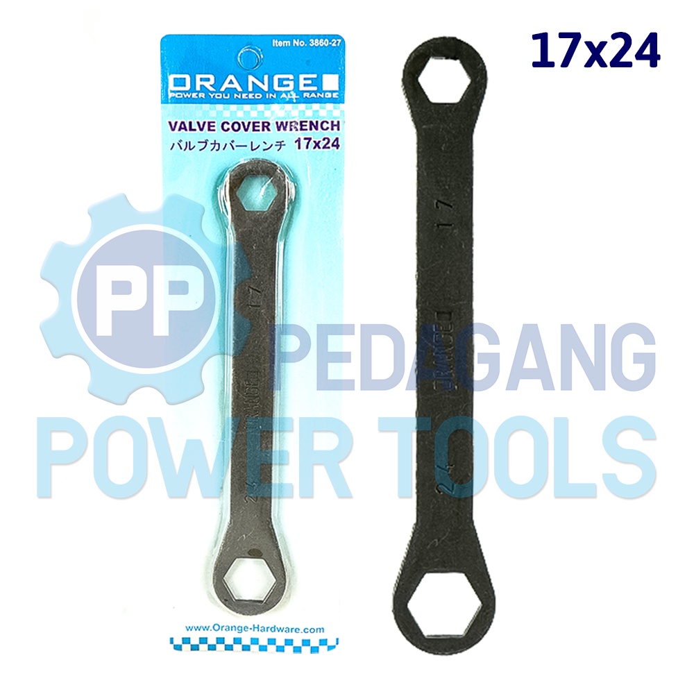 ORANGE KUNCI BUKA TUTUP KLEP 17-24 BLOK MESIN MOTOR VALVE COVER WRENCH