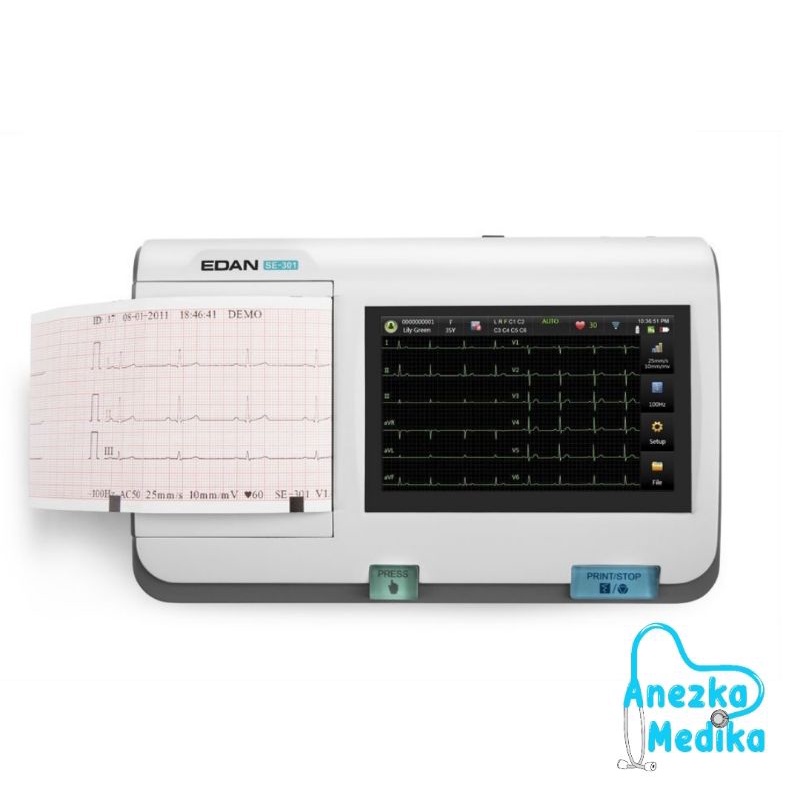 ECG 3 CHANNEL EDAN  SE 301 / ECG EDAN SE 301 TOUCHSCREEN