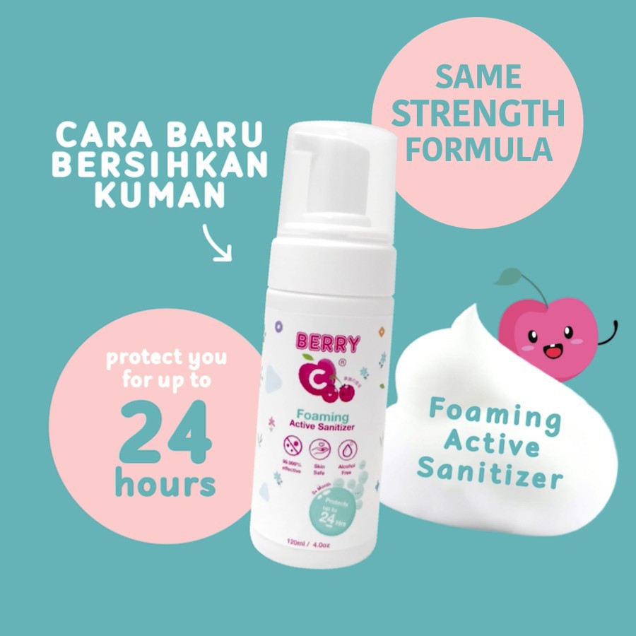 Berry C Sanitizer Foam 120ml