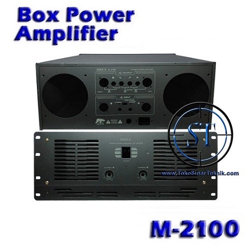 Box Power Amplifier M-2100 Box Amply M2100 M 2100 Holder Audio Sound Casing Amplifier SBELL