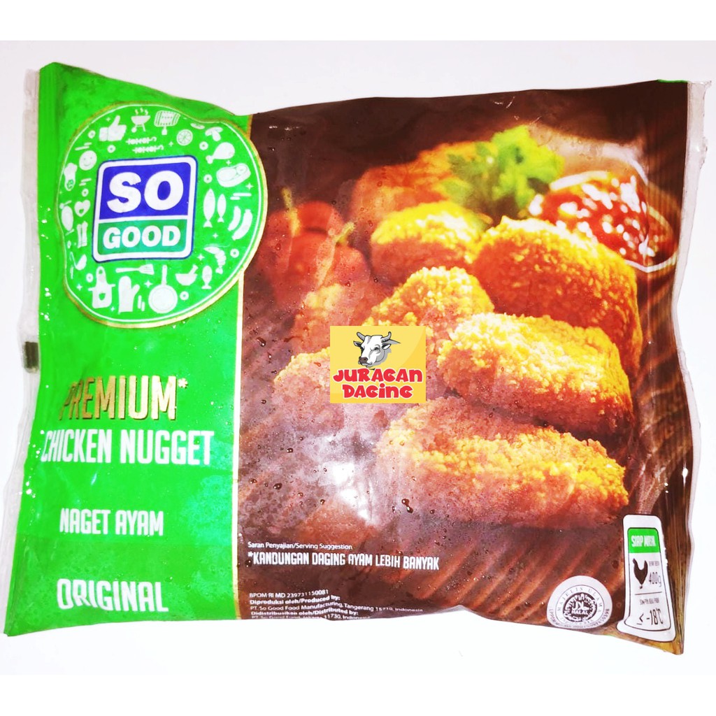 

SO GOOD Nugget Chicken Premium 400 gr