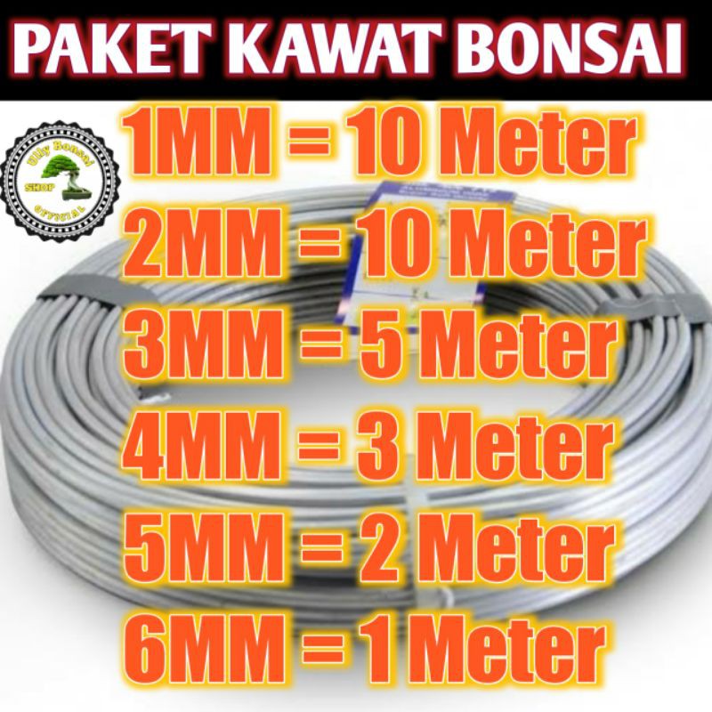 PAKET KAWAT BONSAI PROMO