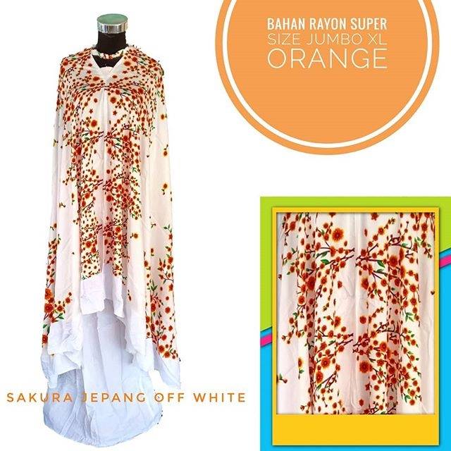 Mukena Bali Sakura Jepang Jumbo