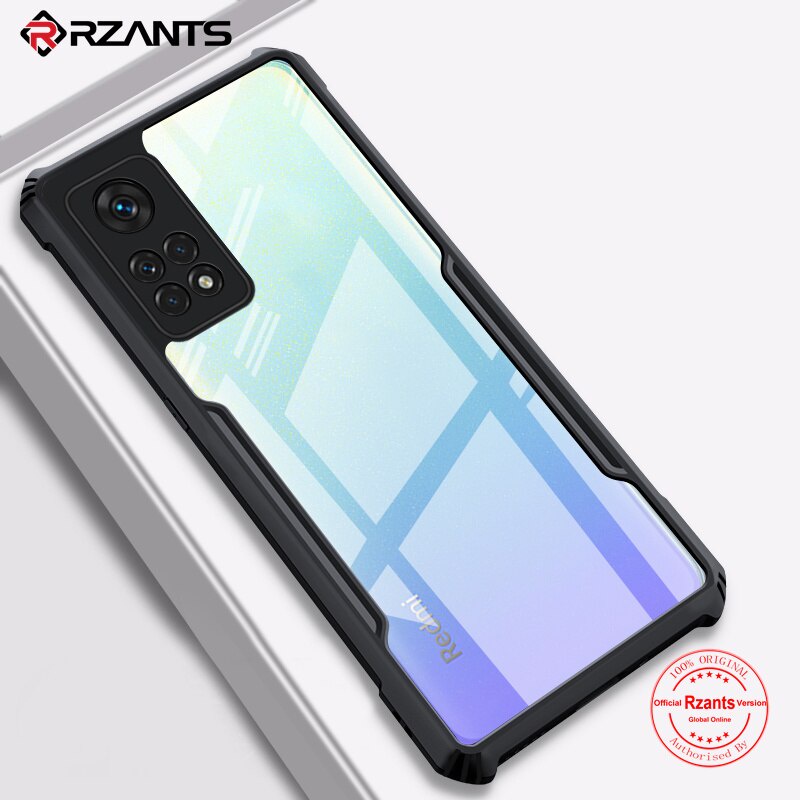 Case Xiaomi Redmi Note 11 2022 Casing Transparent + Tempered Glass Full Layar