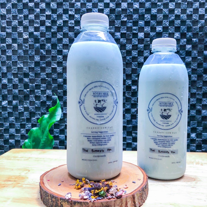

AFGC Rotjes Milk Butterfly Pea Low Fat Diet Milk Tea