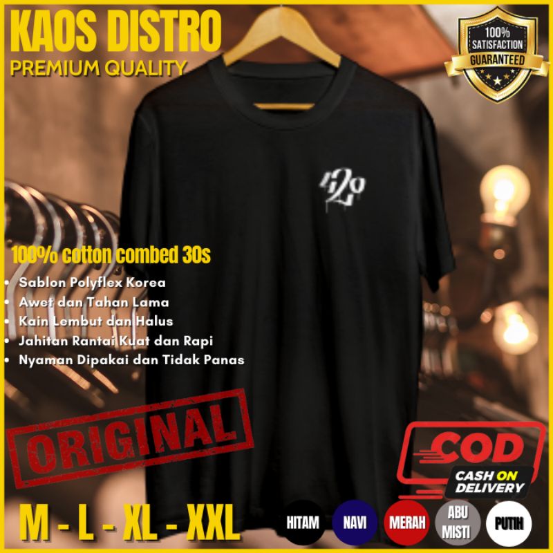 KAOS DISTRO PRIA MURAH BAJU DISTRO PRIA MURAH BAJU LAKI LAKI KAOS PRIA BRANDED KAOS PRIA LOGO 420