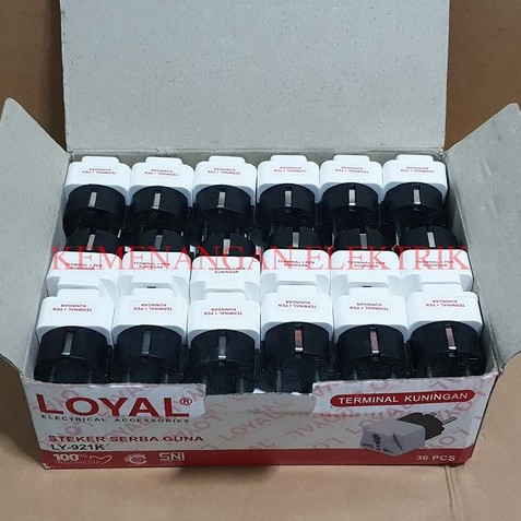 LOYAL OVER STEKER SERBAGUNA SNI / OVERSTEKER COLOKAN KAKI 2 KE KAKI 3 LY921K