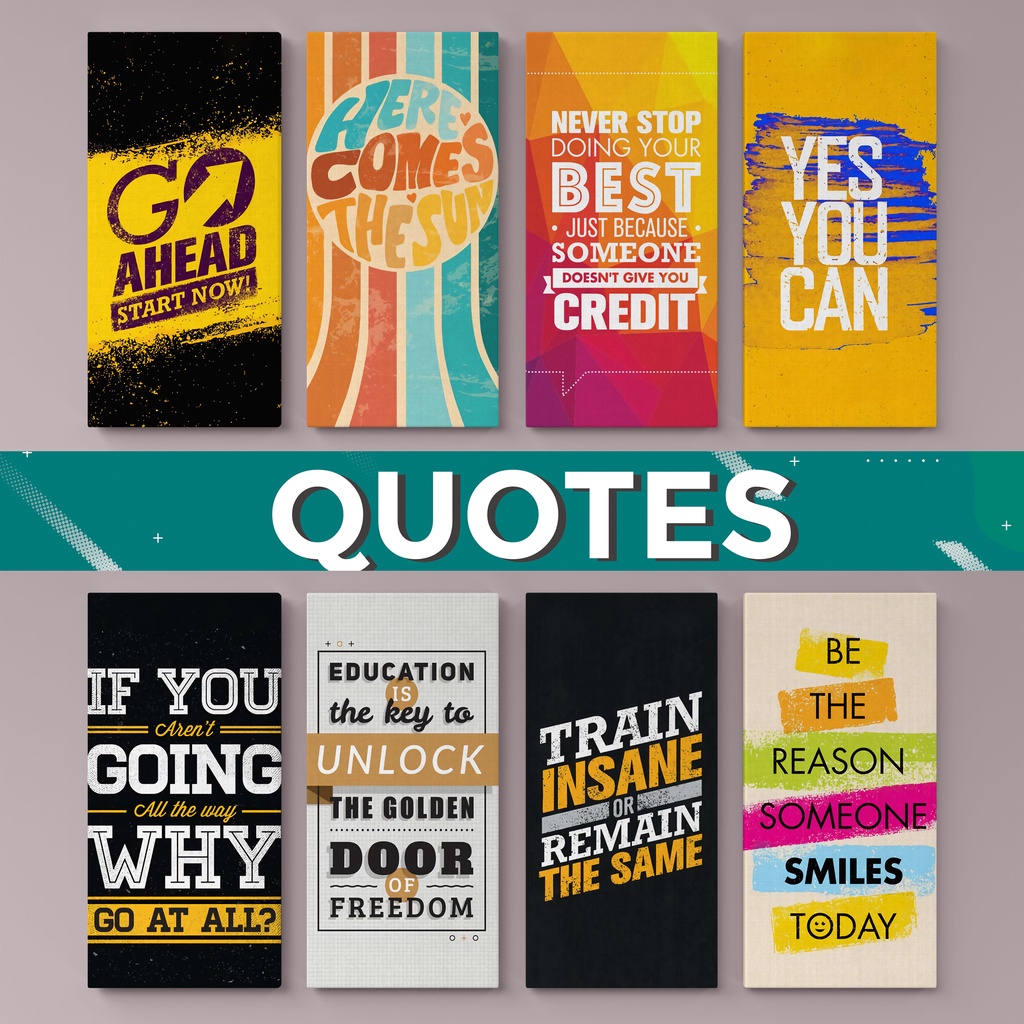 irdiHD - MINI Hiasan Dinding Quotes Motivasi Aesthetic Lucu Kayu Kamar Ruang Tamu 10x20 cm