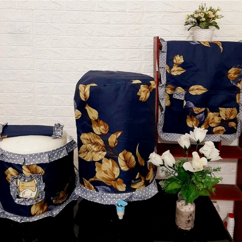 BISA dipakai COD GKM SET COVER GALON TAPLAK KULKAS KAIN SARUNG MAGIC COM MAGICOM MEJIKOM RICE COOKER