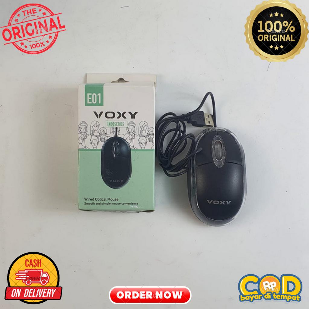 MOUSE USB / MOUSE VOXY / MOUSE USB OPTICAL MOUSE / MOUSE KABEL ECO SERIES VOXY E01