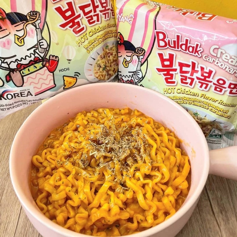 

Samyang Cream Carbonara Logo HALAL Limited Edition