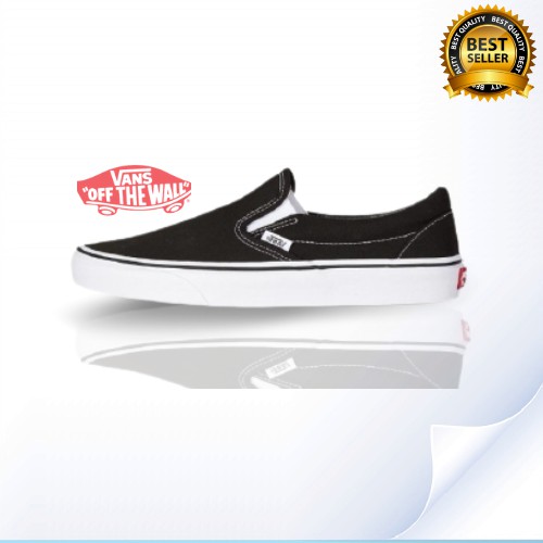 SALE  Sepatu Vans SlipOn OG Black White - Vans SlipOn OG Hitam Putih Pria Wanita Best Seller Pria Wa