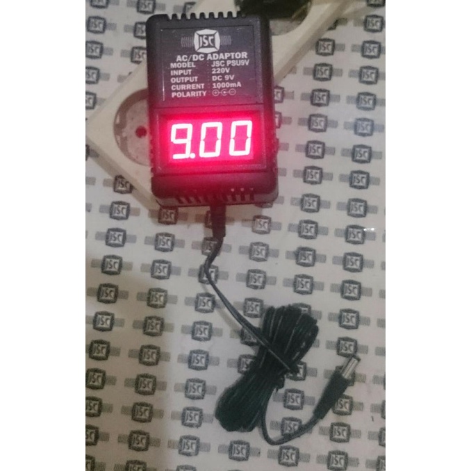 Adaptor Efek Gitar + Digital Voltmeter