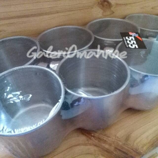 Cuci Gudang Gelas Stainless Mini 6cm Anti Pecah Tahan Panas Dingin GRKo16Fj9AOb