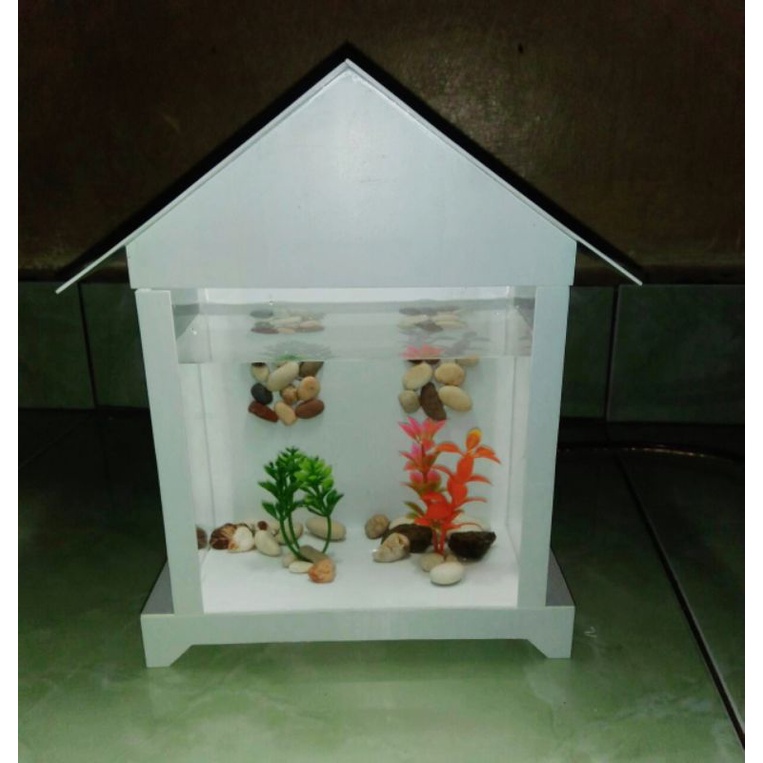 mini aquarium unik motif rumah