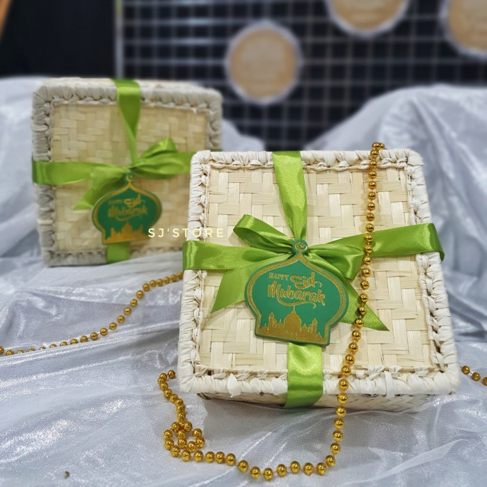 

Aksesoris box cantik hiasan hampers kue makanan lebaran idul fitri