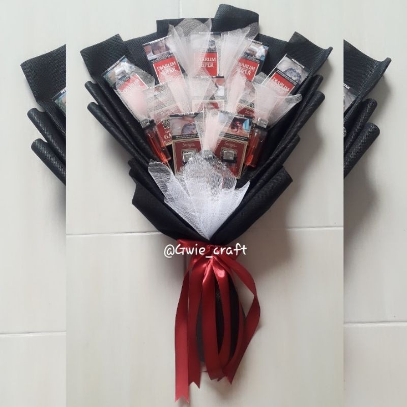 Buket Rokok Hadiah Cowo Kado Wisuda Cowo Kado Pacar Shopee Indonesia