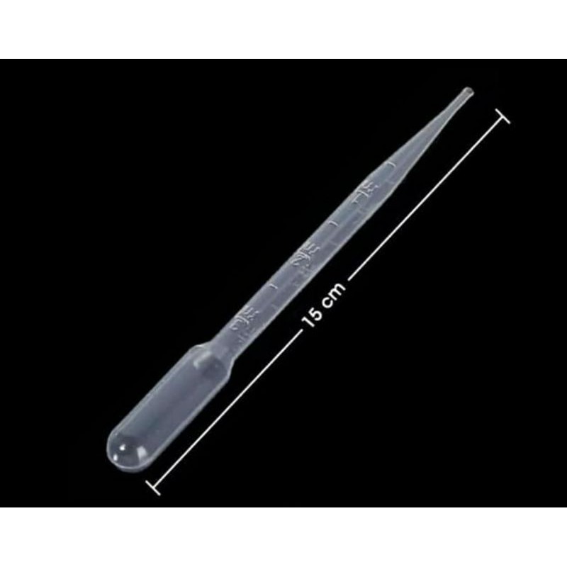 Pipet tetes 3ml / pipet plastik / Takaran artemia kutir / alat takar