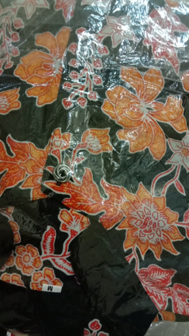 Batik Wanita Asj Sa Hrb026 Kenongo Kemeja Tosca Pendek