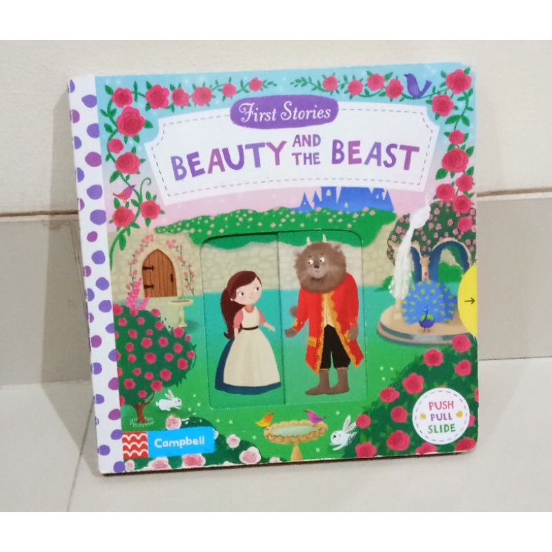 CAMPBELL push pull slide Busy-First stories-My body Preloved buku anak