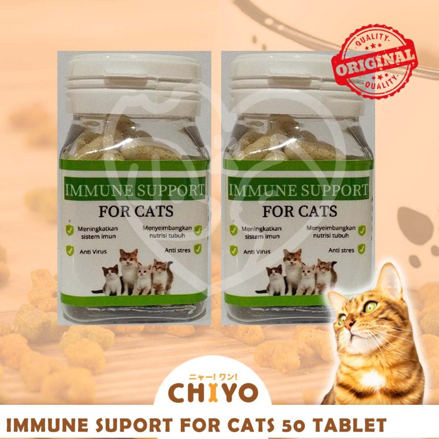 VITAMIN KUCING IMMUNE SUPPORT 50 TABLET [ CAT VITAMIN ]