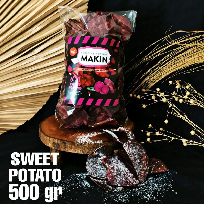

KERIPIK UBI (500gr) CEMILAN OLEH-OLEH SNACK MANIS KUDAPAN CAMILAN MAKANAN ENAK