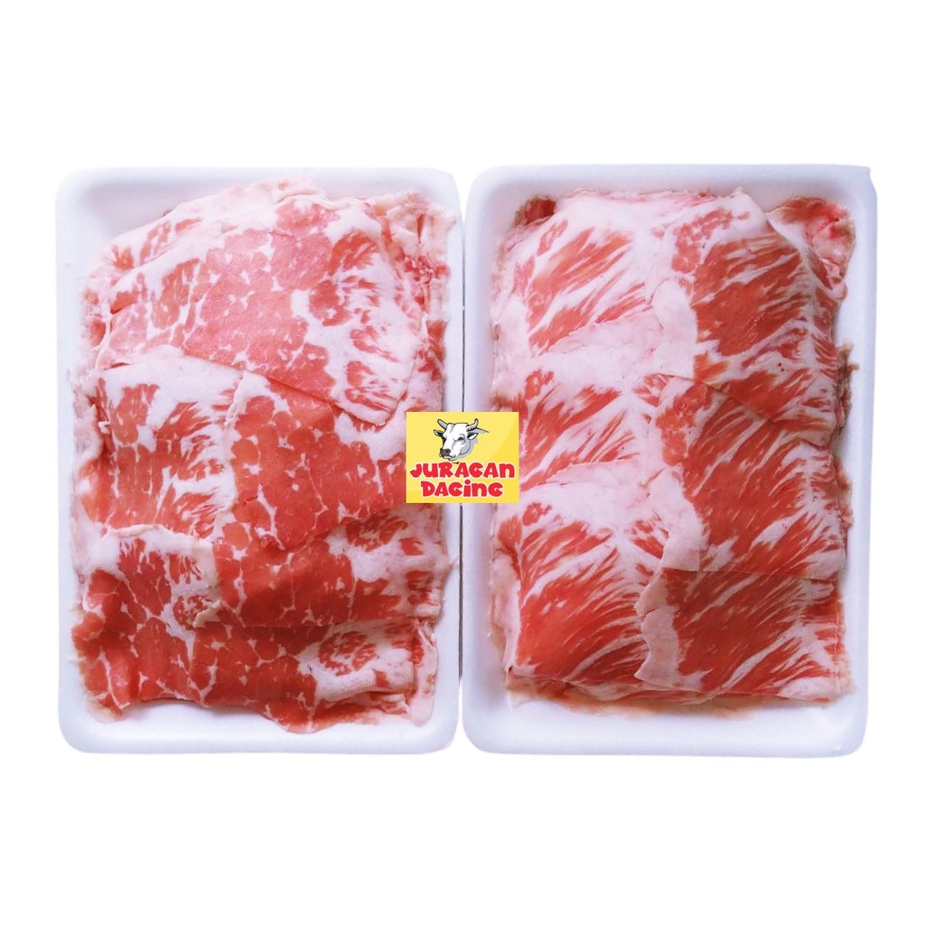 

Daging Sapi GrainFed Chuck Crest Slice PREMIUM 500 gr