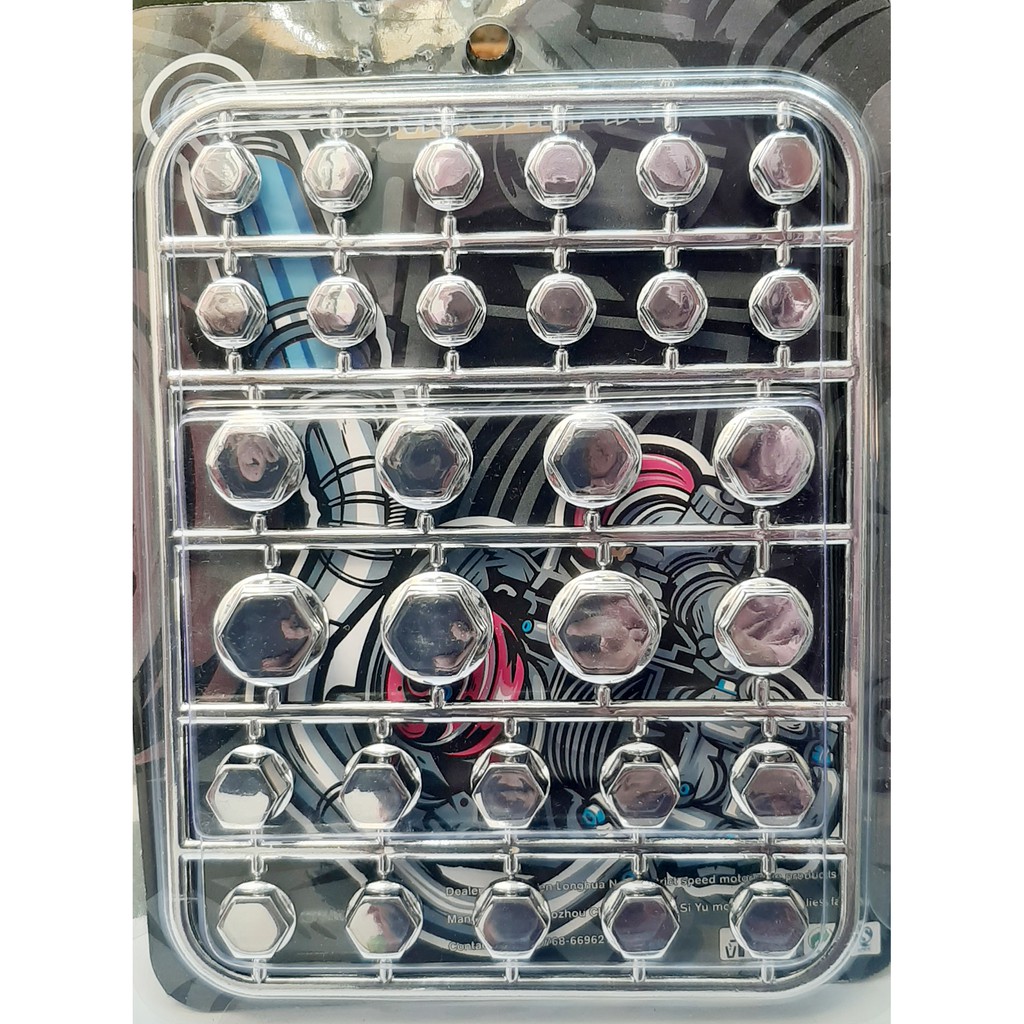 Tutup Baut Monel Set 30 Pcs Tahan Panas || Tutup Baut Monel Universal 30 Pcs Gold Red Blue