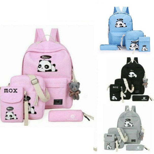 YUKI SET BAG 4 IN 1 / TAS SEKOLAH / TAS SATU SET / GOOD QWALITY