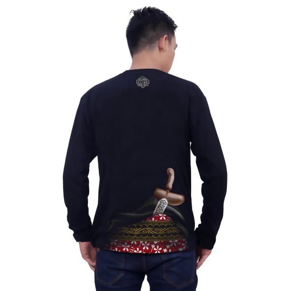 KAOS Bijak Jawa KHAS JOGJA "Wong Jowo"   Lengan Panjang