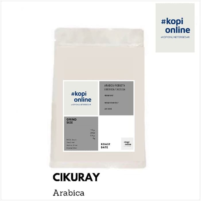 

Garut Cikuray 500gr/Kopi/Coffee/Arabica - BIJI