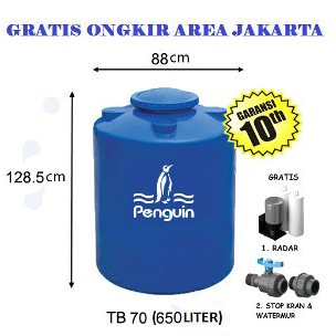 Jual TANGKI AIR  WATER TANK  TOREN MERK PENGUIN 650 LITER Murah