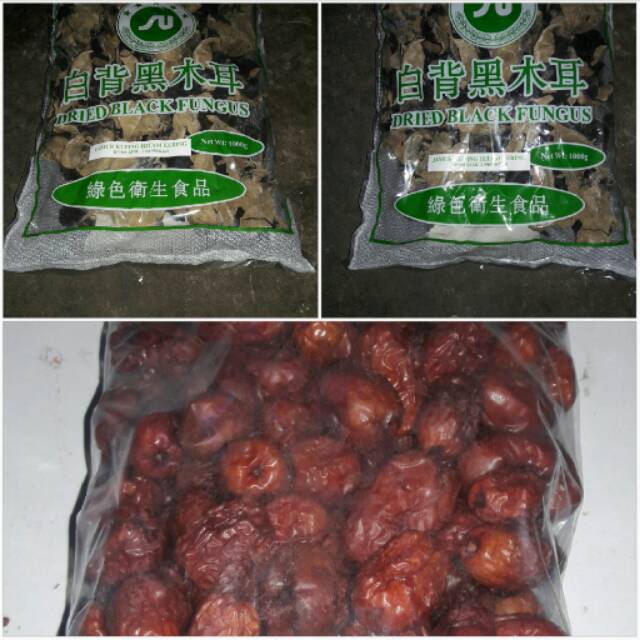 

JAMUR HITAM PUTIH 2 KG N ANGCO 1 KG