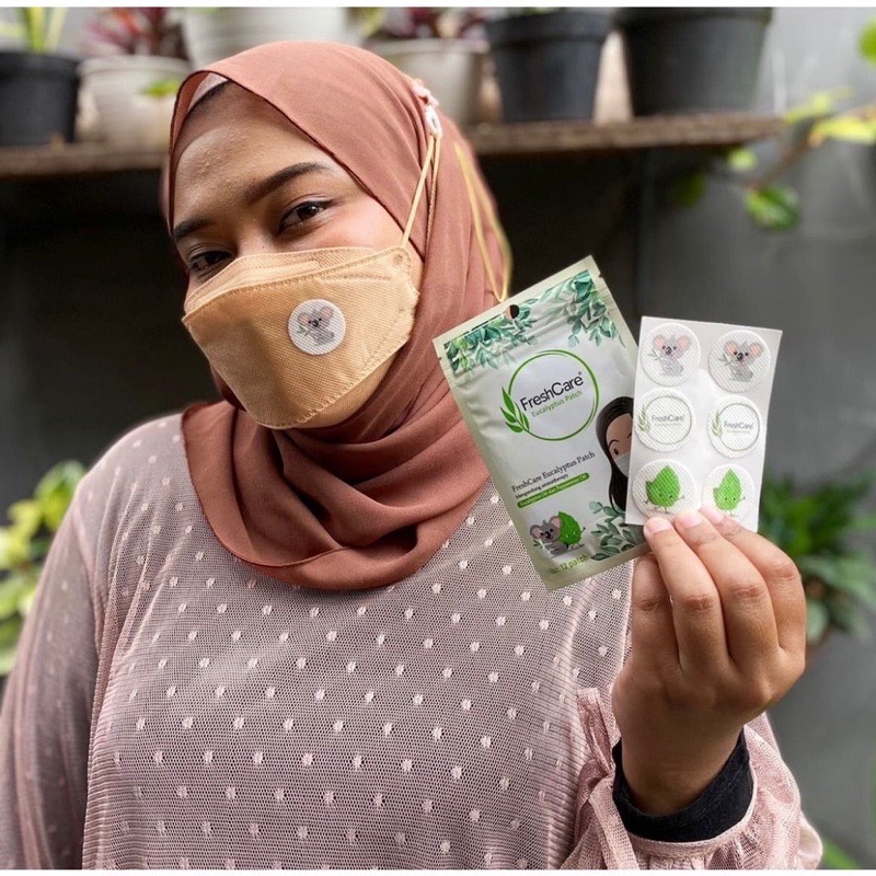 Fresh Care Eucalyptus Patch isi 12 - Freshcare Patch- Sticker masker untuk batuk pilek dan anti kuman