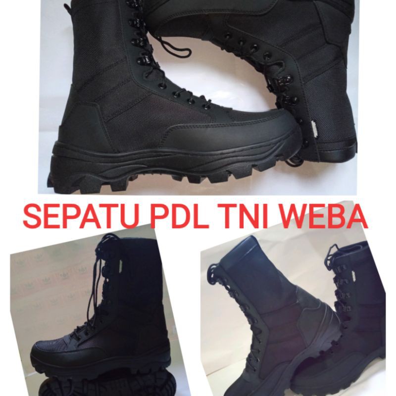 SEPATU PDL TNI PT WEBA ASLI JATAH PEMBAGIAN/SEPATU PEMBAGIAN TNI AD/SEPATU JATAH TERBARU