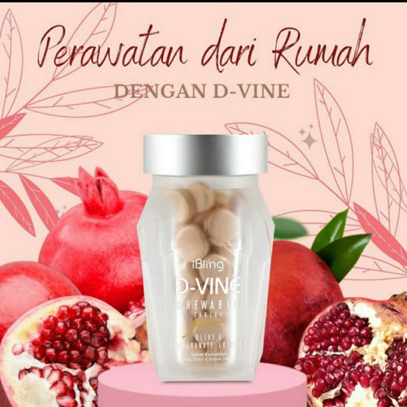 D VINE COLLAGEN ORIGINAL PREMIUM SKINCARE PEMUTIH KULIT - D-VINE COLLAGEN CHAMBER TABLET ASLI