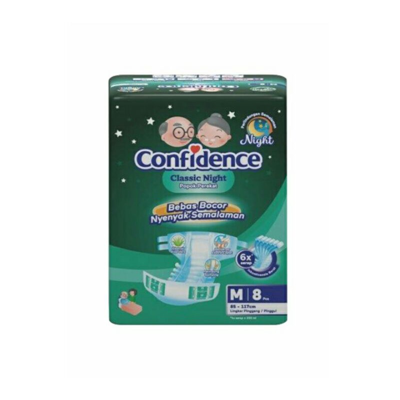 Confidence Adult Diapers Classic 8'SMedium