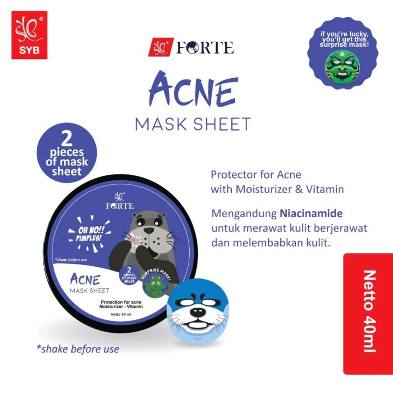 SYB FORTE MASK SHEET