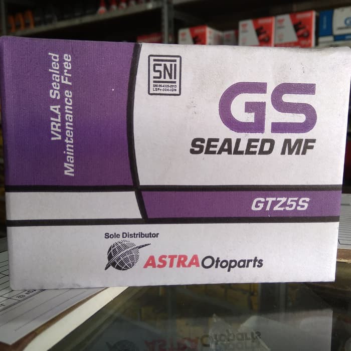 Aki Kering GS Astra GTZ5S, Aki Motor asli GS Astra