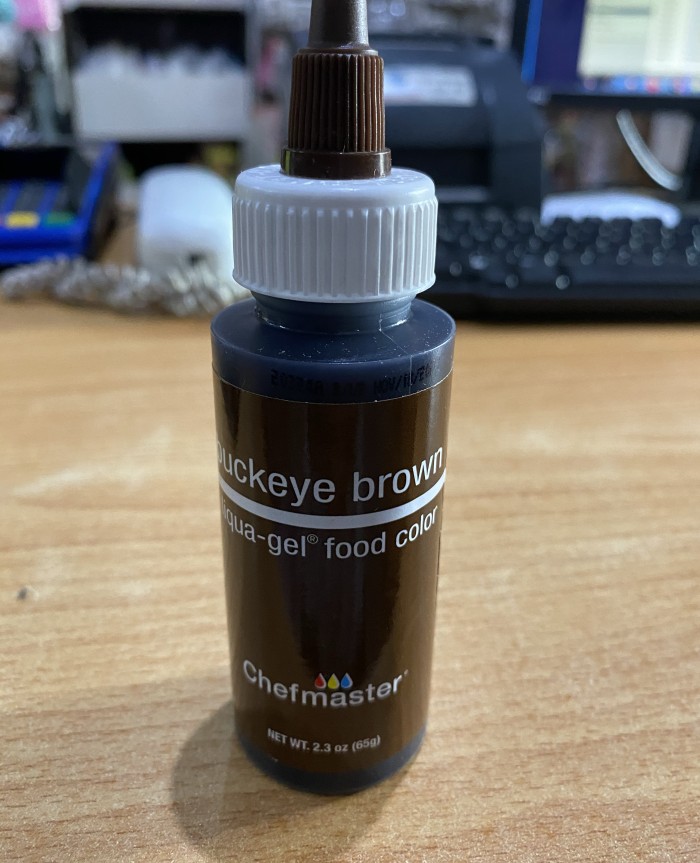

Chefmaster 2.3oz 65gr Buckeye brown / icing gel color