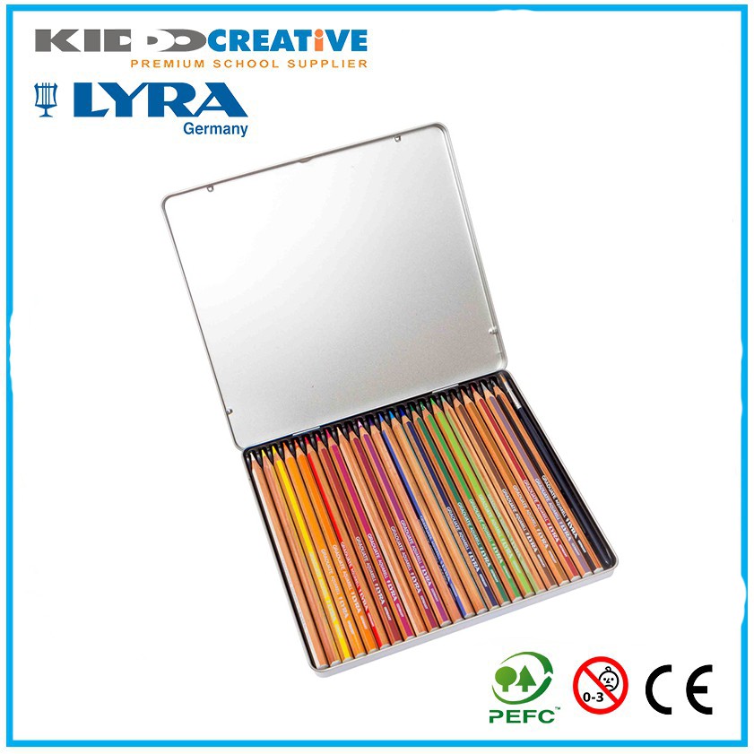 

LYRA GRADUATE PENCIL METAL BOX SET 24 COLS
