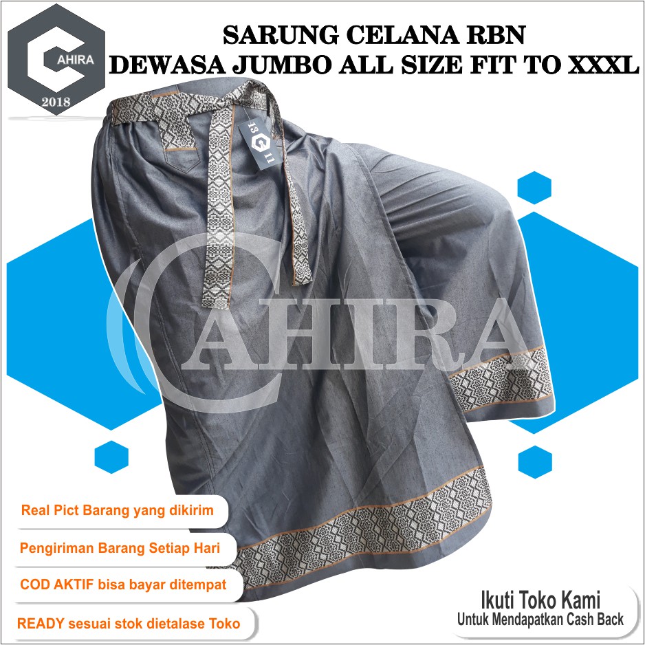 SARUNG CELANA RBN JUMBO CELANA SARUNG DEWASA ALL SIZE FIT TO XXXL