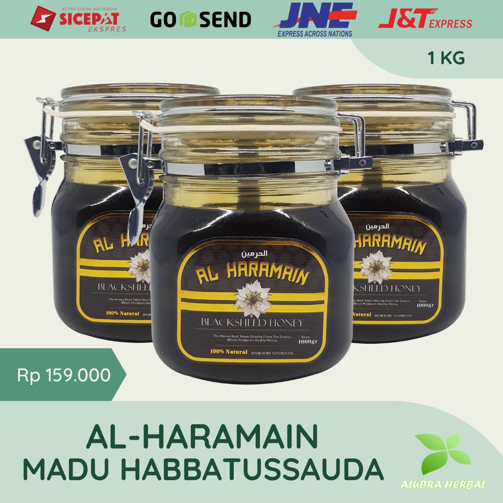 

Madu Al Haramain Blacksheed Honey 1Kg Asli 1000 Gram Black Seed