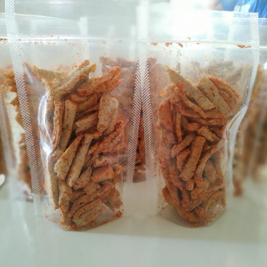 

STIK BASRENG TERMURAH KEMASAN MINI| BASRENG PEDAS DAUN JERUK BASAH NETTO 35gram