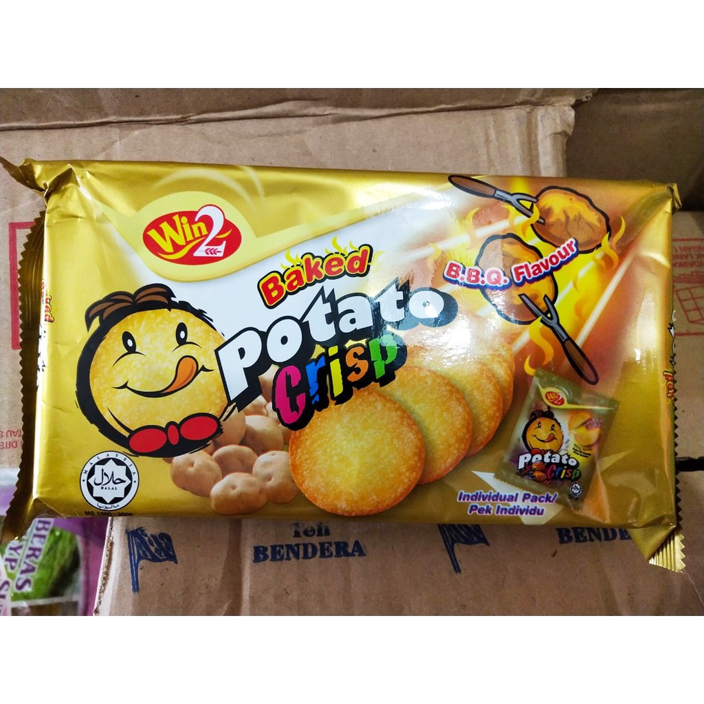 

Win2 Baked Potato Crisp BBQ and Sour Cream Flavour Import Malaysia