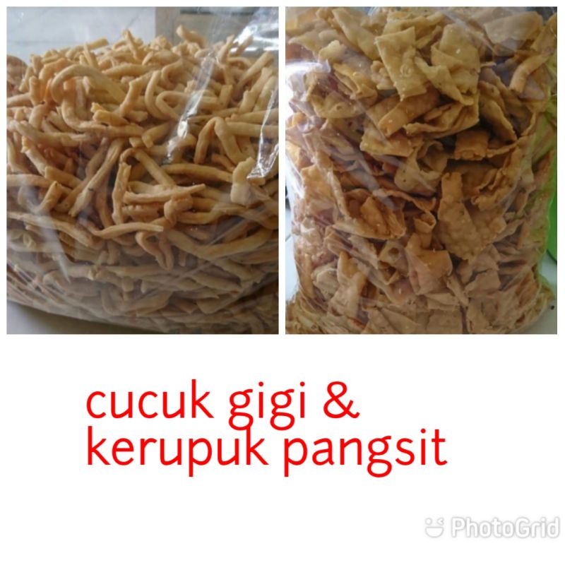 

cucuk gigi dan kerupuk pangsit