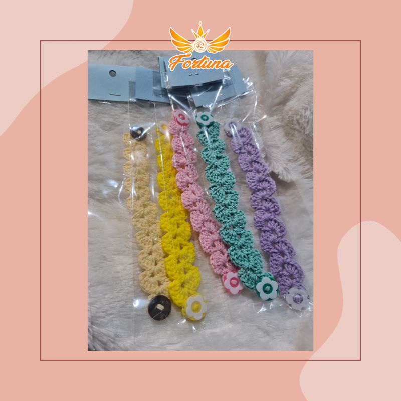 JERUK CONNECTOR MASK HIJAB / STRAP MASKER / TALI MASKER / KALUNG MASKER / KONEKTOR MASKER  HIJAB - STRAP MASKER HIJAB - KONEKTOR RAJUT MASKER - PENGAIT MASKER