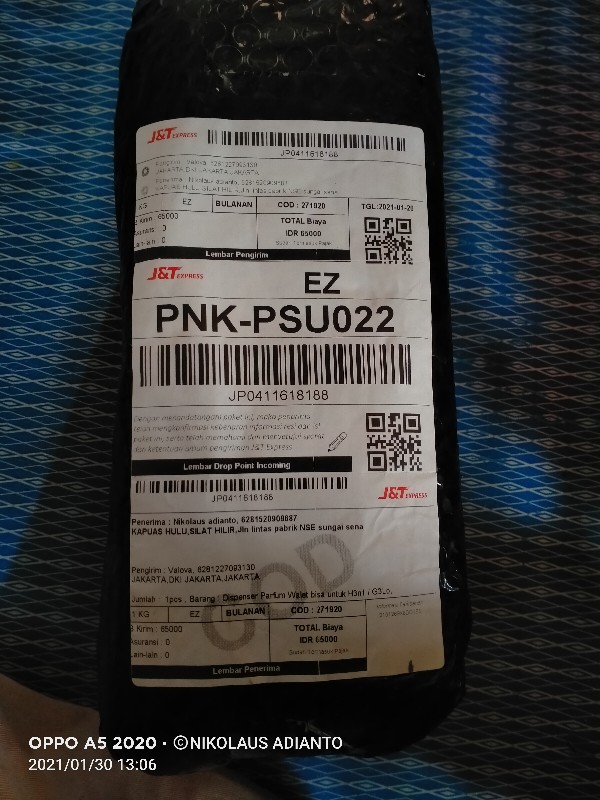 Dispenser Parfum Walet Bisa Untuk H3n1 / G3lo